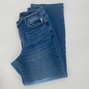 JUDY BLUE High Waist Wide Leg Jean SIZE 18W Medium Blue